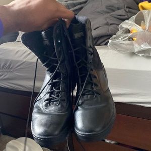 Black Combat boots